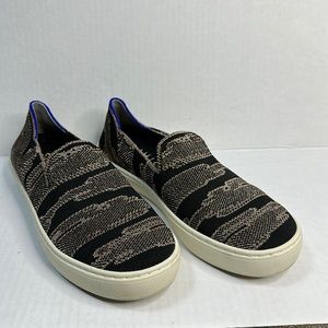 Rothy's The Sneaker in Golden Shimmer